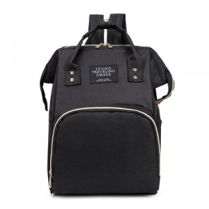Сумка-рюкзак для мамы, арт Б305, цвет: чёрный ОЦ