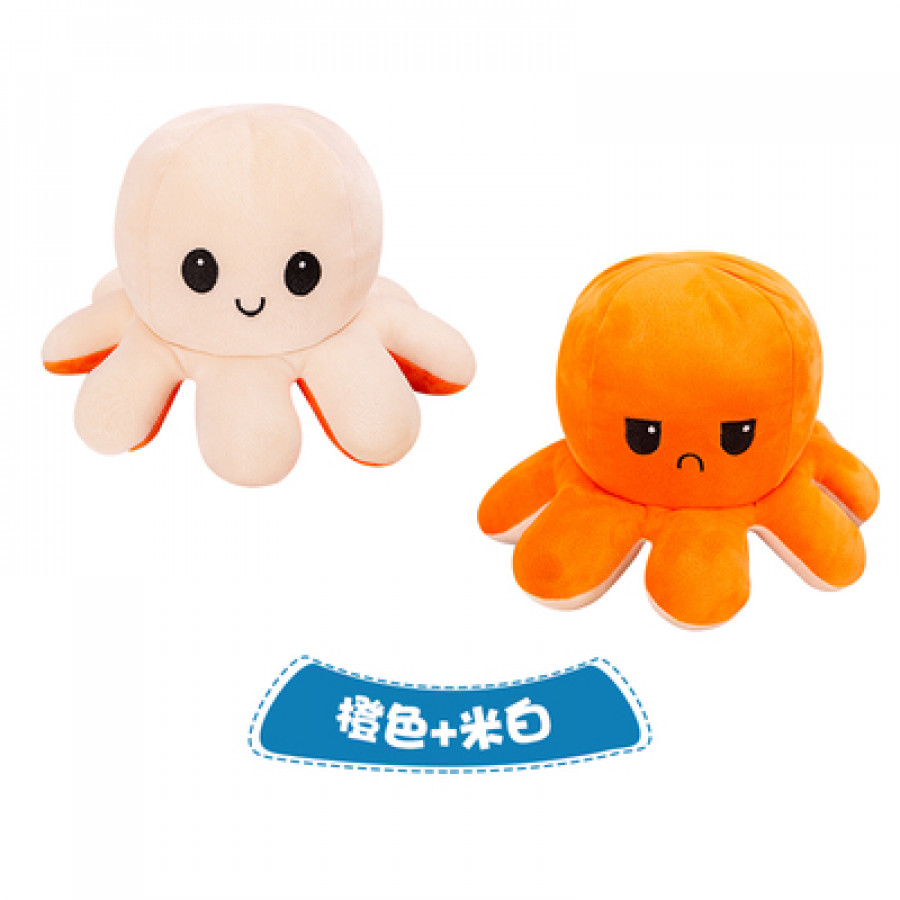 Осьминог перевёртыш, арт ИГ2, цвет: оранжевый/бежевый