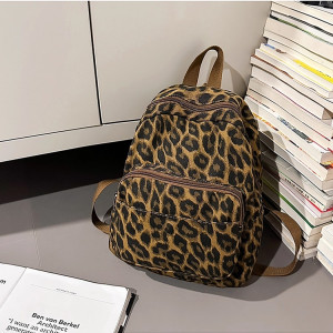 Рюкзак арт НР7, цвет: леопард коричневый