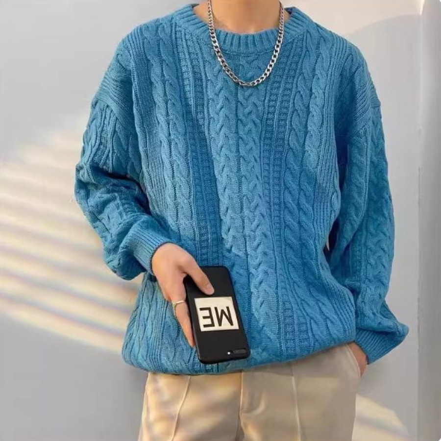 Свитер мужской, арт МТ1, цвет: синий