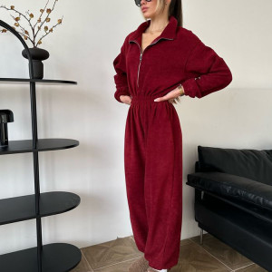 Комбинезон женский, арт ТП20, цвет: вино