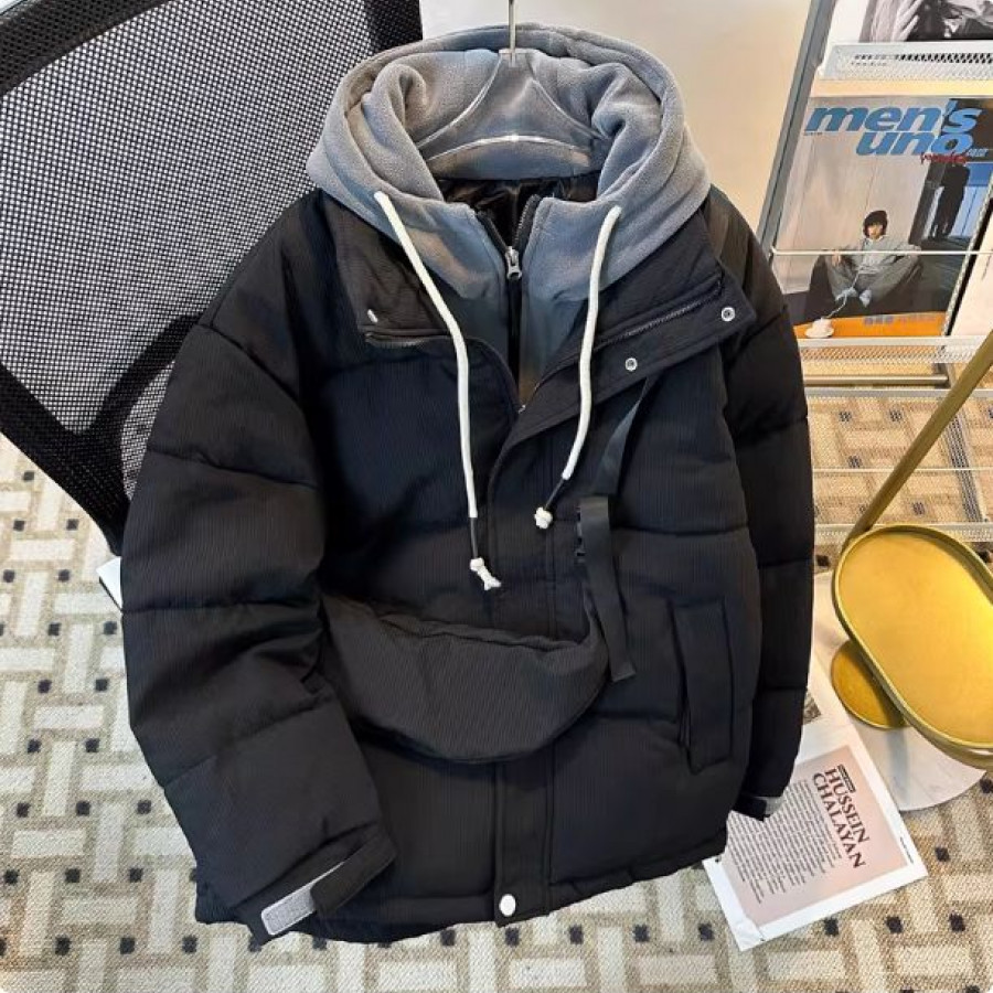 Куртка мужская, арт МВ12, цвет: чёрный