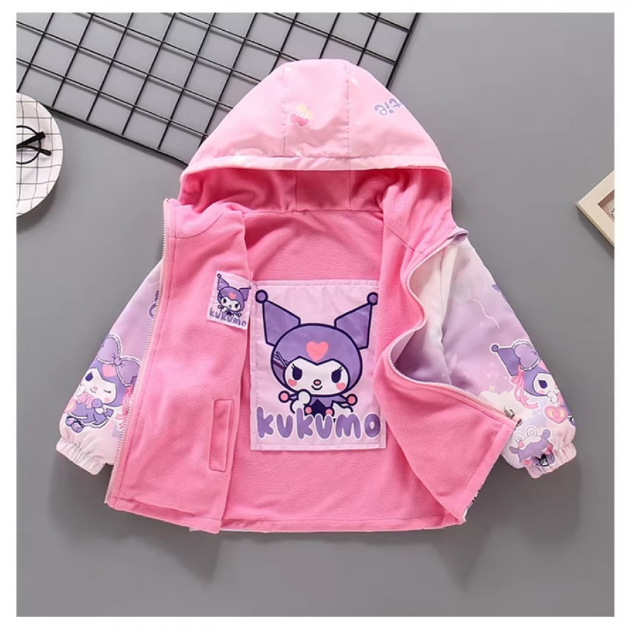 Ветровка двусторонняя арт КД279, цвет: розовый