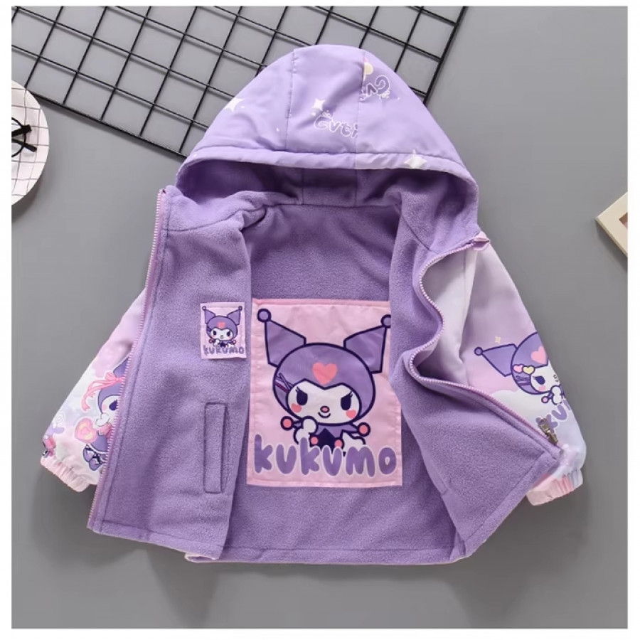 Ветровка двусторонняя арт КД279, цвет: фиолетовый