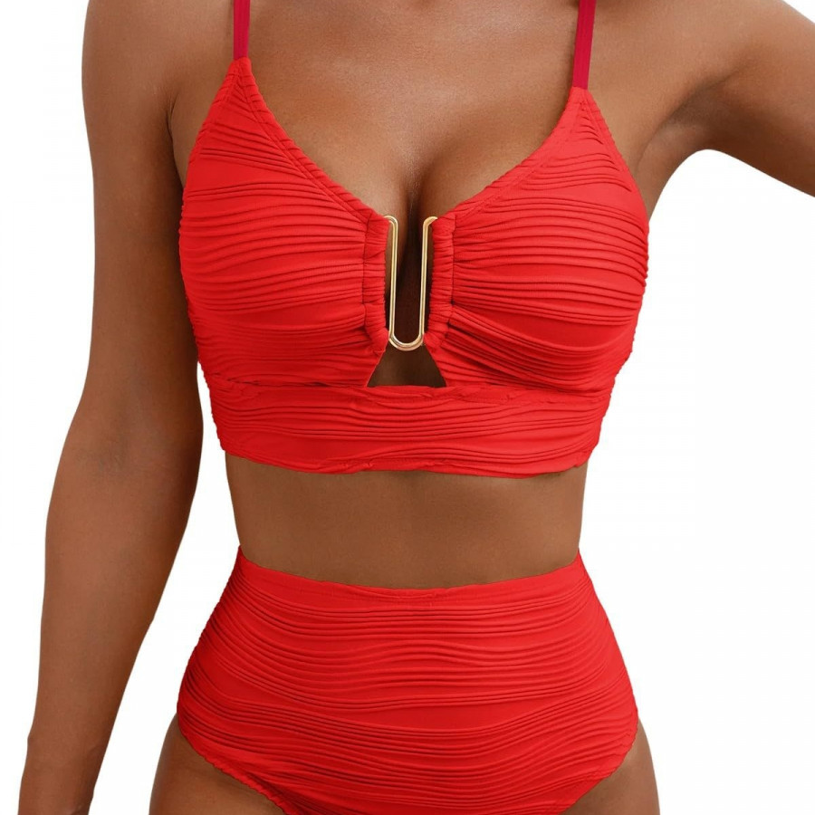 Купальник из 2 предметов, арт КП42, цвет: красный
