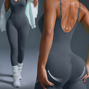 Комбинезон спортивный женский, арт ТП27, цвет: серый