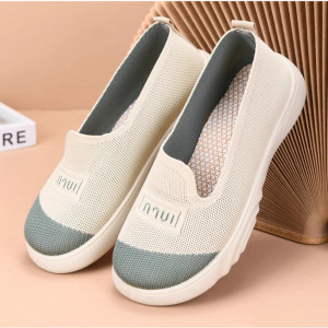 Мокасины женские арт ОБ330, цвет: бежевый